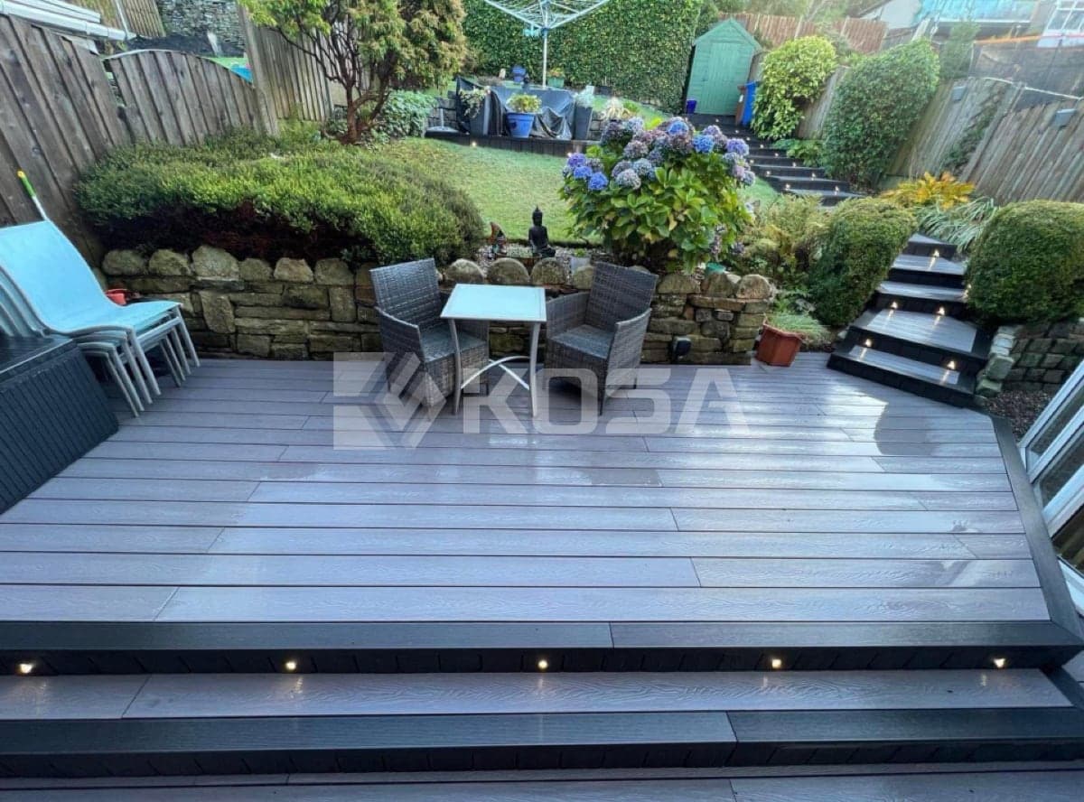 3D Embossed Composite Decking